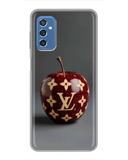Чохол для Samsung Galaxy M52 5G (M526) з картинкою «Червоне яблуко LV»