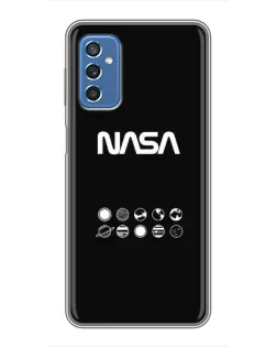 Чохол для Samsung Galaxy M52 5G (M526) з картинкою «NASA — технічний принт»