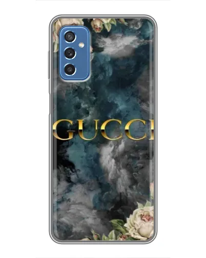 Чохол для Samsung Galaxy M52 5G (M526) з картинкою «Абстрактні квіти Gucci»
