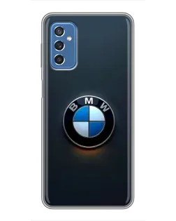 Чехол для Samsung Galaxy M52 5G (M526) с картинкой «Логотип BMW — минимализм»