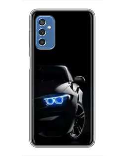 Чехол для Samsung Galaxy M52 5G (M526) с картинкой «BMW — ночной взгляд»