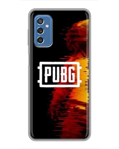 Чехол для Samsung Galaxy M52 5G (M526) с картинкой «Яркий логотип PUBG»
