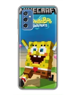 Чохол для Samsung Galaxy M52 5G (M526) з картинкою «Губка Боб Minecraft» Чохол для Samsung Galaxy M52 5G (M526) з картинкою «Губка Боб Minecraft»
