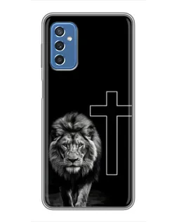 Чехол для Samsung Galaxy M52 5G (M526) с картинкой «Лев и Крест»