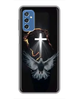 Чехол для Samsung Galaxy M52 5G (M526) с картинкой «Голубь и Свет»