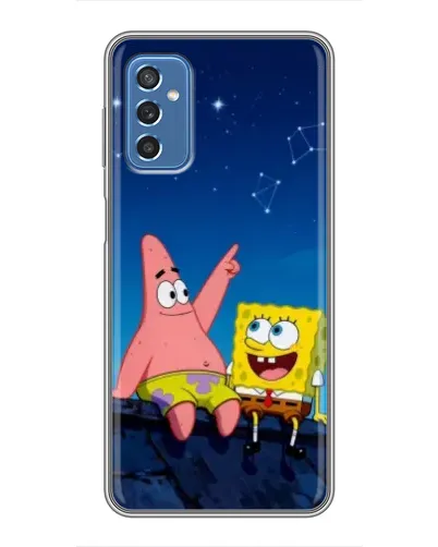 Чохол для Samsung Galaxy M52 5G (M526) з картинкою «Губка Боб та Патрік вночі» Чохол для Samsung Galaxy M52 5G (M526) з картинкою «Губка Боб та Патрік вночі»