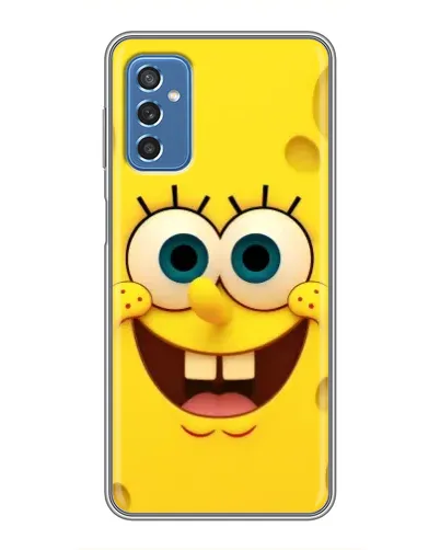 Чохол для Samsung Galaxy M52 5G (M526) з картинкою «Губка Боб посмішка» Чохол для Samsung Galaxy M52 5G (M526) з картинкою «Губка Боб посмішка»