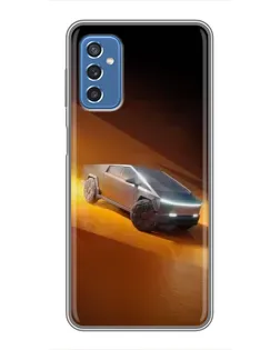 Чехол для Samsung Galaxy M52 5G (M526) с картинкой «Cybertruck в пустыне»