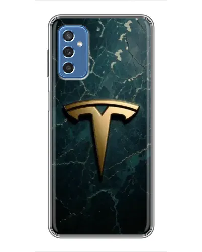 Чехол для Samsung Galaxy M52 5G (M526) с картинкой «Мраморная Tesla Gold»