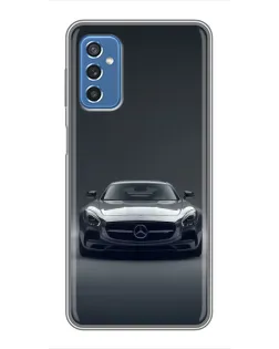 Чохол для Samsung Galaxy M52 5G (M526) з картинкою «Mercedes на чорному»