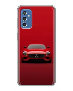 Чохол для Samsung Galaxy M52 5G (M526) з картинкою «Червоний Mercedes AMG»
