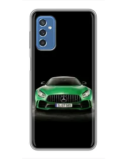 Чохол для Samsung Galaxy M52 5G (M526) з картинкою «Mercedes — неоновий лого»