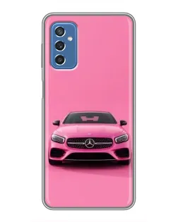 Чехол для Samsung Galaxy M52 5G (M526) с картинкой «Розовый Mercedes AMG»