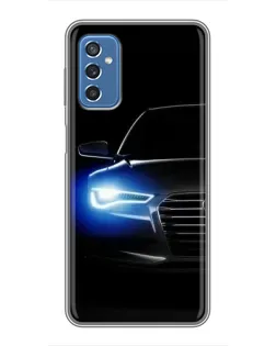 Чохол для Samsung Galaxy M52 5G (M526) з картинкою «Неоновий погляд Audi»