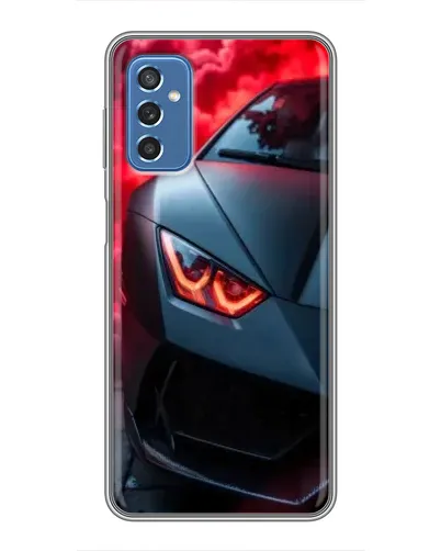 Чехол для Samsung Galaxy M52 5G (M526) с картинкой «Lamborghini красное сияние»
