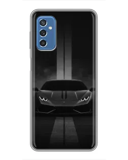 Чехол для Samsung Galaxy M52 5G (M526) с картинкой «Lamborghini симметрия дорог»