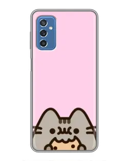 Чехол для Samsung Galaxy M52 5G (M526) с картинкой «Pusheen и печенье»