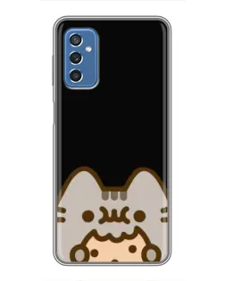 Чехол для Samsung Galaxy M52 5G (M526) с картинкой «Пушин на черном»