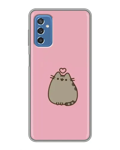 Чехол для Samsung Galaxy M52 5G (M526) с картинкой «Pusheen сердце»