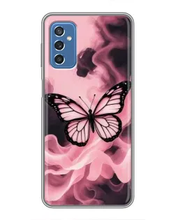Чехол для Samsung Galaxy M52 5G (M526) с картинкой «Бабочка в дыму»