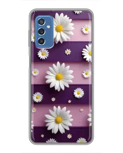 Чехол для Samsung Galaxy M52 5G (M526) с картинкой «Ромашки на фиолетовом» Чехол для Samsung Galaxy M52 5G (M526) с картинкой «Ромашки на фиолетовом»