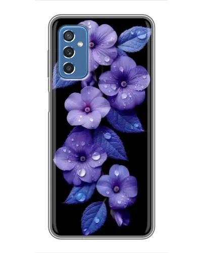 Чехол для Samsung Galaxy M52 5G (M526) с картинкой «Фиолетовые цветы с росою» Чехол для Samsung Galaxy M52 5G (M526) с картинкой «Фиолетовые цветы с росою»