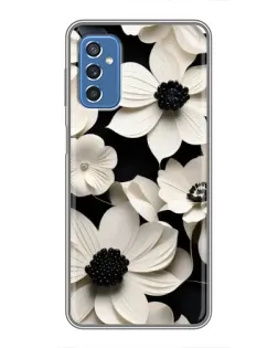Чехол для Samsung Galaxy M52 5G (M526) с картинкой «Объемные белые цветы» Чехол для Samsung Galaxy M52 5G (M526) с картинкой «Объемные белые цветы»