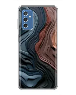 Чохол для Samsung Galaxy M52 5G (M526) з картинкою «Кольорові хвилі каньйону»