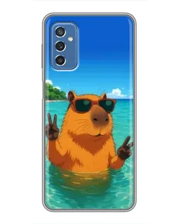 Чехол для Samsung Galaxy M52 5G (M526) с картинкой «Морская капибара» Чехол для Samsung Galaxy M52 5G (M526) с картинкой «Морская капибара»