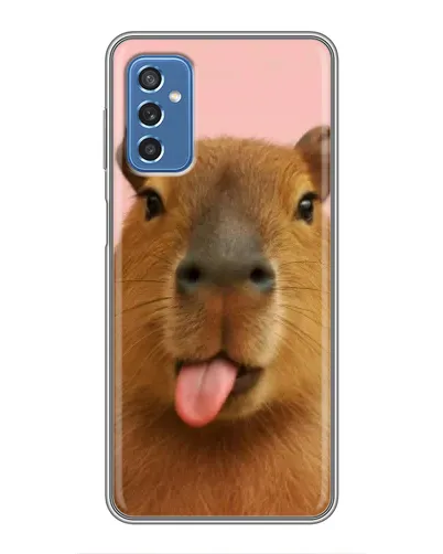 Чехол для Samsung Galaxy M52 5G (M526) с картинкой «Капибара с языком» Чехол для Samsung Galaxy M52 5G (M526) с картинкой «Капибара с языком»