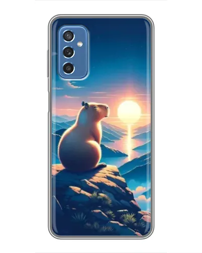 Чехол для Samsung Galaxy M52 5G (M526) с картинкой «Закат солнца с капибарой» Чехол для Samsung Galaxy M52 5G (M526) с картинкой «Закат солнца с капибарой»
