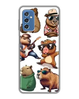 Чехол для Samsung Galaxy M52 5G (M526) с картинкой «Крутые капибары музыканты» Чехол для Samsung Galaxy M52 5G (M526) с картинкой «Крутые капибары музыканты»