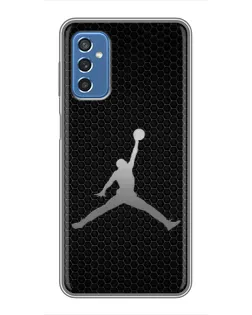 Чехол для Samsung Galaxy M52 с картинкой «Jordan Dark Carbon»