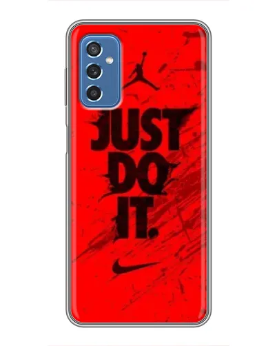 Чехол для Samsung Galaxy M52 с картинкой «Nike Just Do It» Чехол для Samsung Galaxy M52 с картинкой «Nike Just Do It»