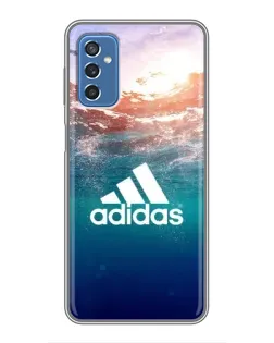 Чехол для Samsung Galaxy M52 с картинкой «Океанская глубина адидас»