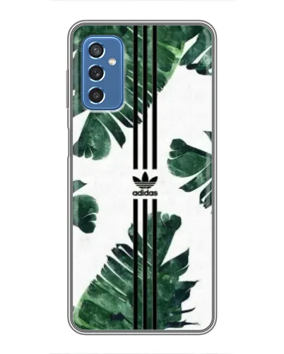 Чехол для Samsung Galaxy M52 с картинкой «Пальмовые листья адидас»