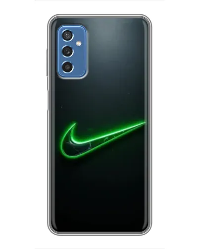 Чохол для Samsung Galaxy M52 з картинкою «Неоновий контур Nike»