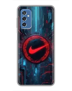 Чохол для Samsung Galaxy M52 з картинкою «Техногенний стиль Nike»