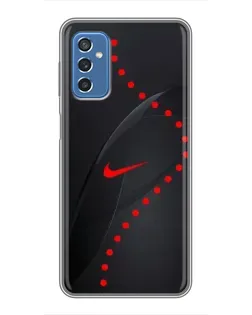 Чохол для Samsung Galaxy M52 з картинкою «Абстрактний дизайн Nike»