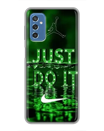 Чохол для Samsung Galaxy M52 з картинкою «Зелений неоновий Nike»