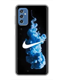 Чохол для Samsung Galaxy M52 з картинкою «Nike та синій дим»