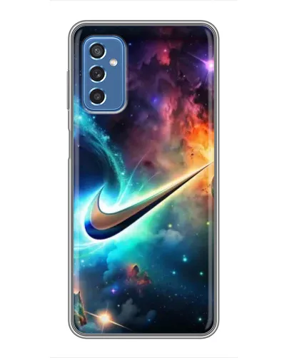 Чохол для Samsung Galaxy M52 з картинкою «Космічний Nike Swoosh»