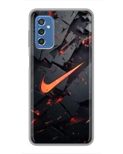 Чохол для Samsung Galaxy M52 з картинкою «Nike — ефект розломів»