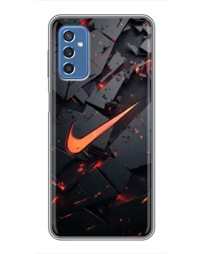 Чохол для Samsung Galaxy M52 з картинкою «Nike — ефект розломів»