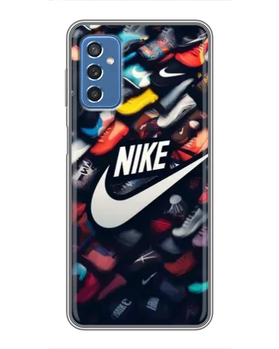 Чохол для Samsung Galaxy M52 з картинкою «Колекція кросівок Nike»