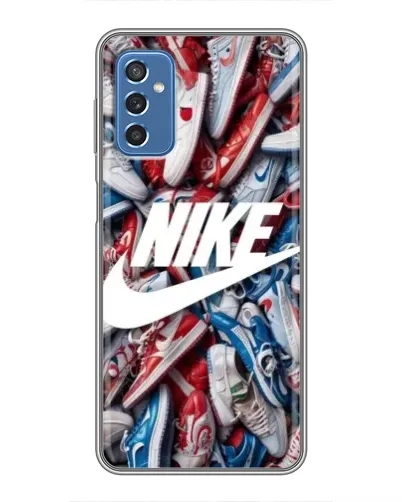 Чохол для Samsung Galaxy M52 з картинкою «Колаж кросівок Найк» Чохол для Samsung Galaxy M52 з картинкою «Колаж кросівок Найк»