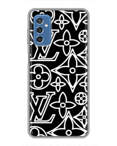 Чехол для Samsung Galaxy M52 с картинкой «Черно-белый узор LV» Чехол для Samsung Galaxy M52 с картинкой «Черно-белый узор LV»