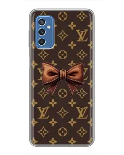 Чехол для Samsung Galaxy M52 с картинкой «LV с бантом»