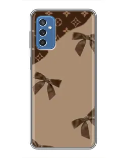 Чехол для Samsung Galaxy M52 с картинкой «LV — кофейный атлас»