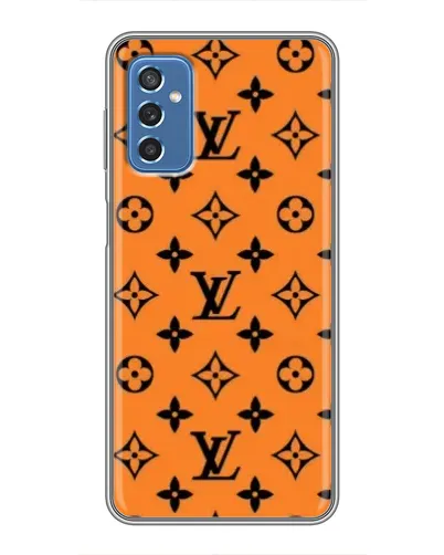 Чехол для Samsung Galaxy M52 с картинкой «Оранжевый стиль LV» Чехол для Samsung Galaxy M52 с картинкой «Оранжевый стиль LV»